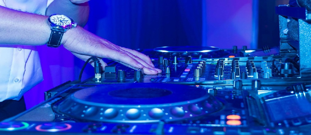 DJ's equipment