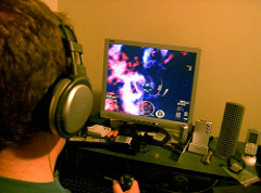playing game